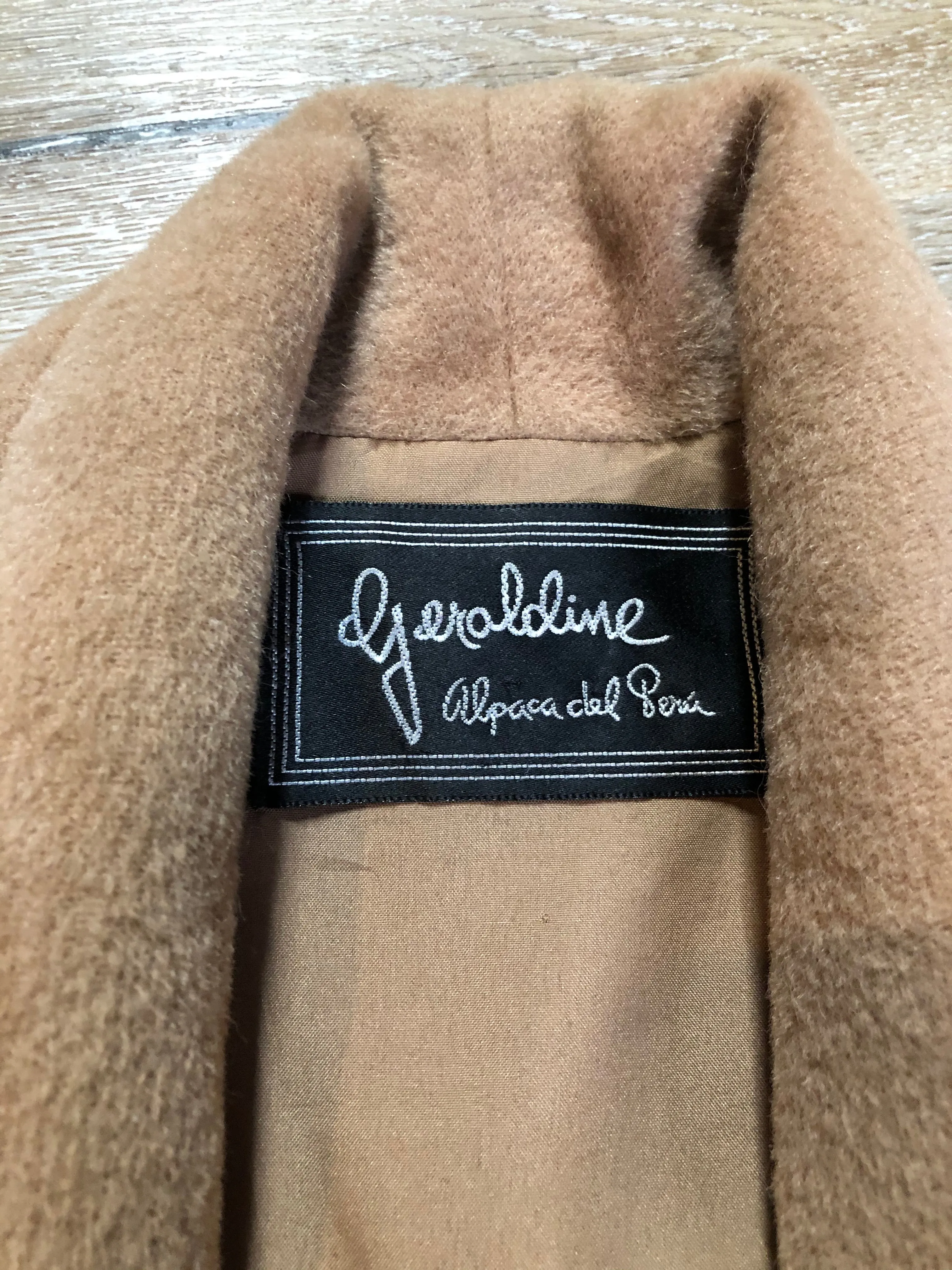 Geraldine Alpaca Wool Swing Jacket, SOLD