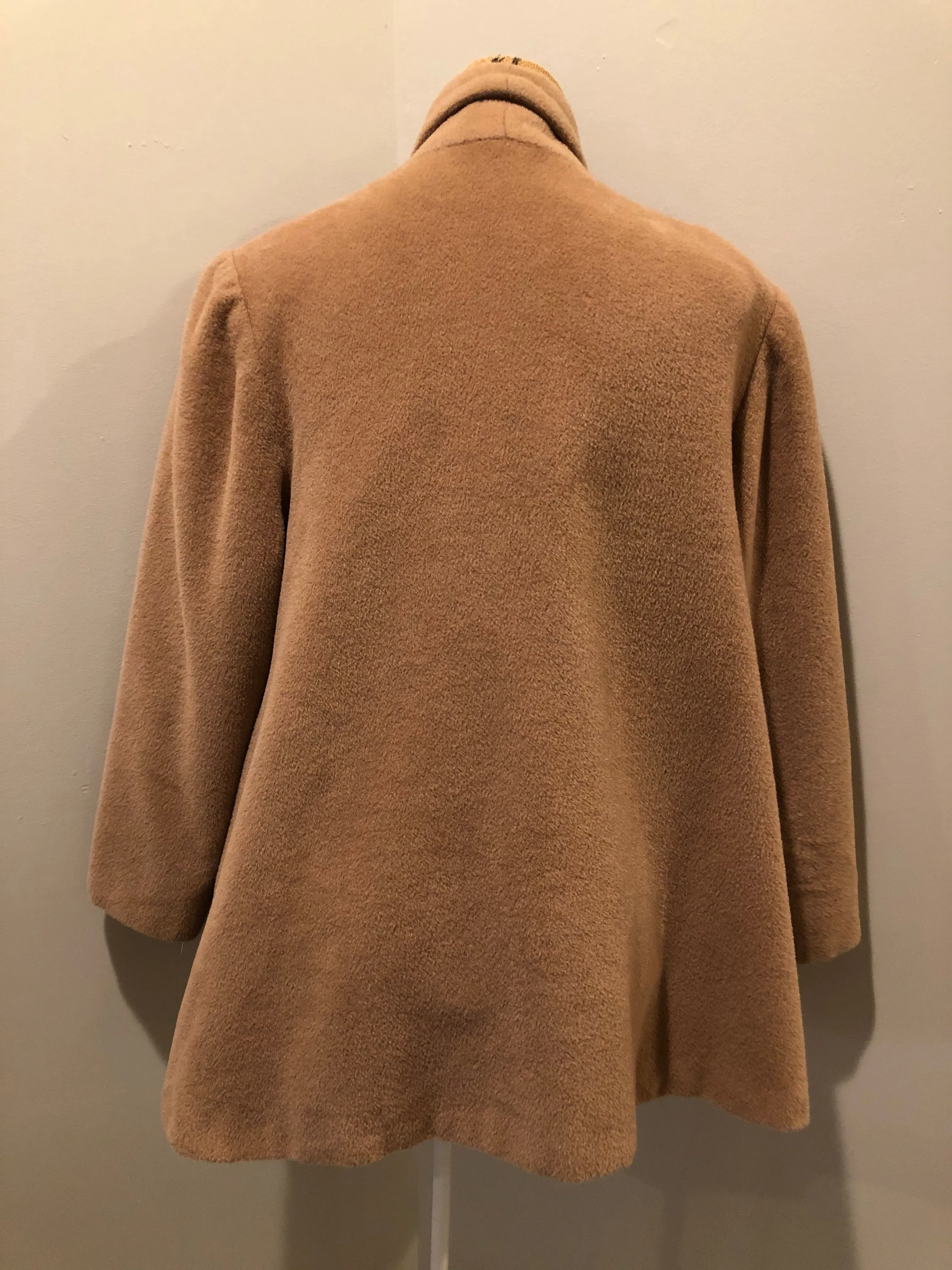 Geraldine Alpaca Wool Swing Jacket, SOLD