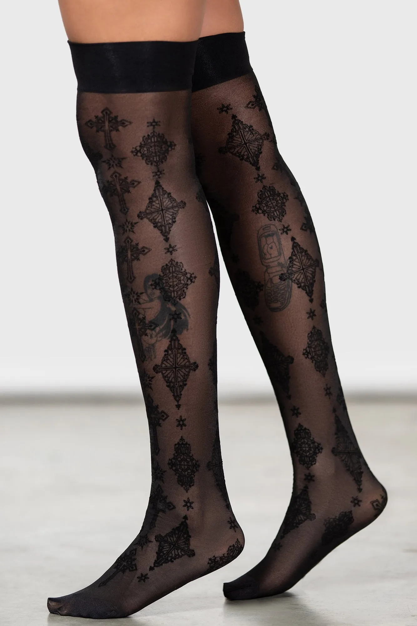 Gerta Mesh Stockings
