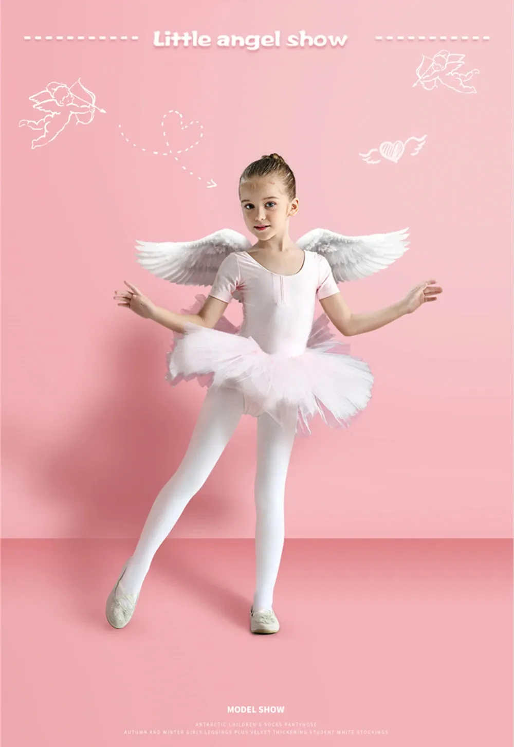Girls Ballet Dance Tights Candy Colour Velvet Stockings