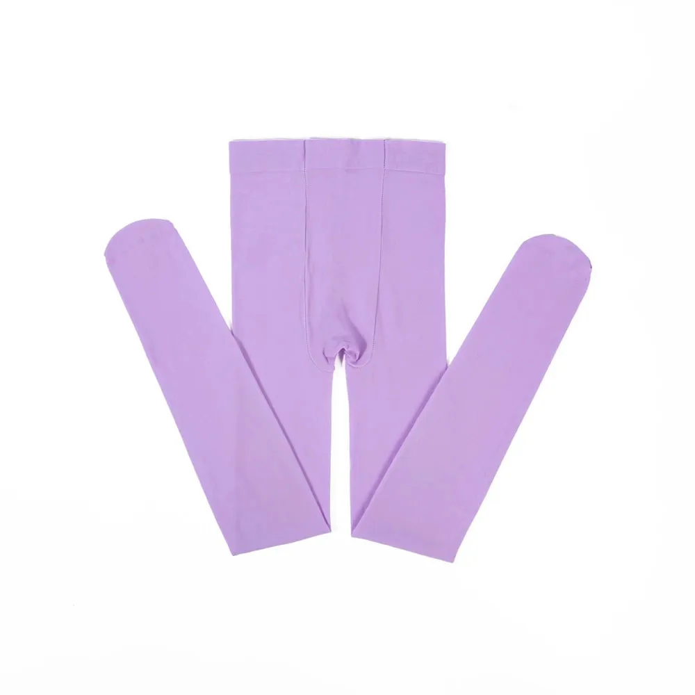 Girls Ballet Dance Tights Candy Colour Velvet Stockings