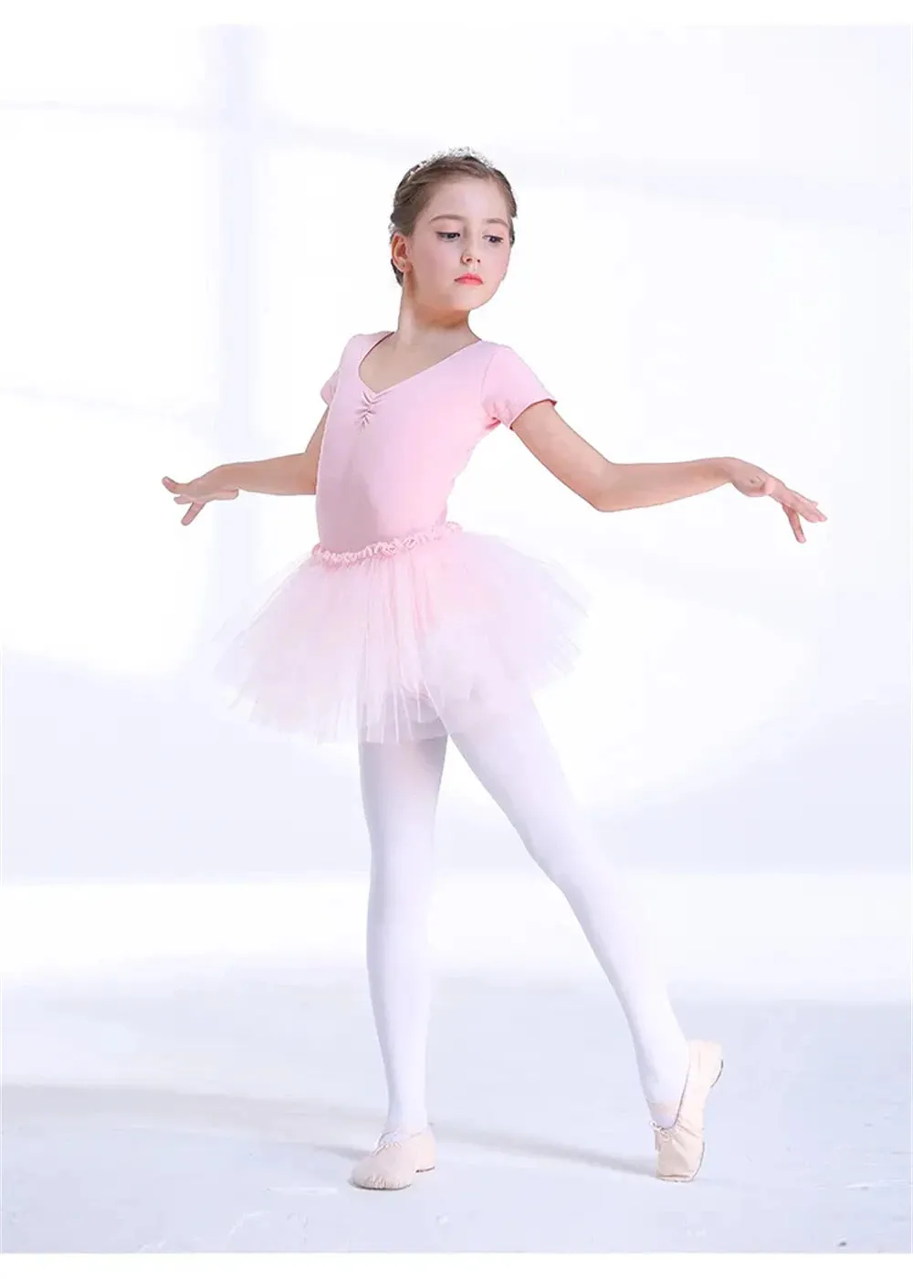 Girls Ballet Dance Tights Candy Colour Velvet Stockings