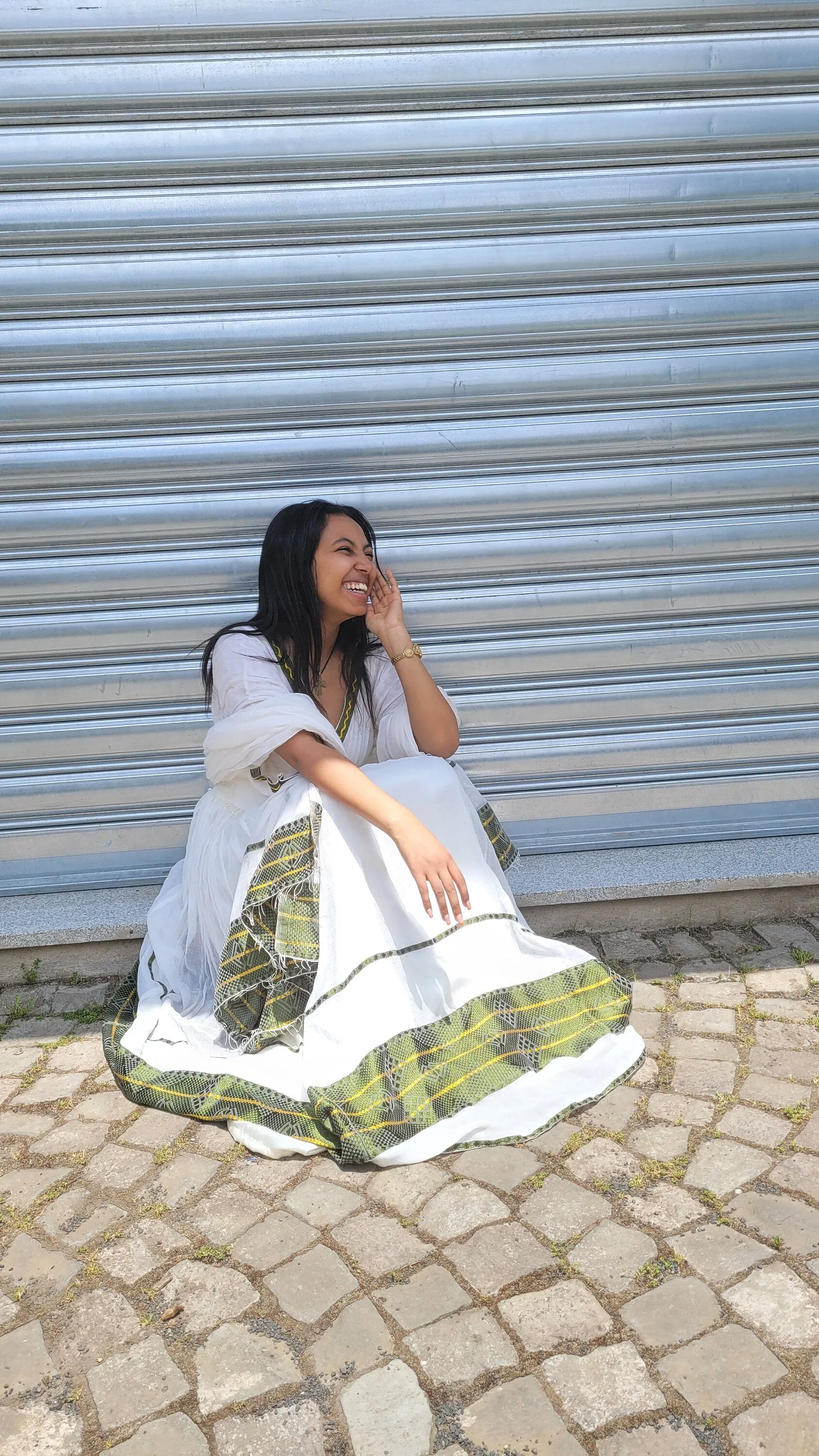 Green Design Simple Habesha Dress Design Modern Habesha Kemis Habesha Libs es00162
