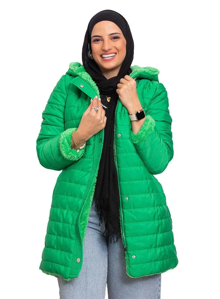 Green L-Double Face Jacket
