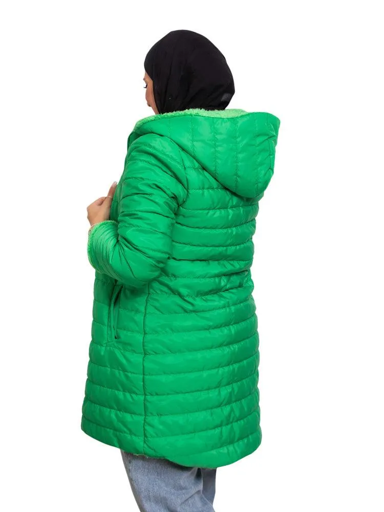 Green L-Double Face Jacket