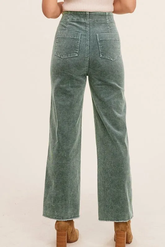 High Rise Corduroy Pants