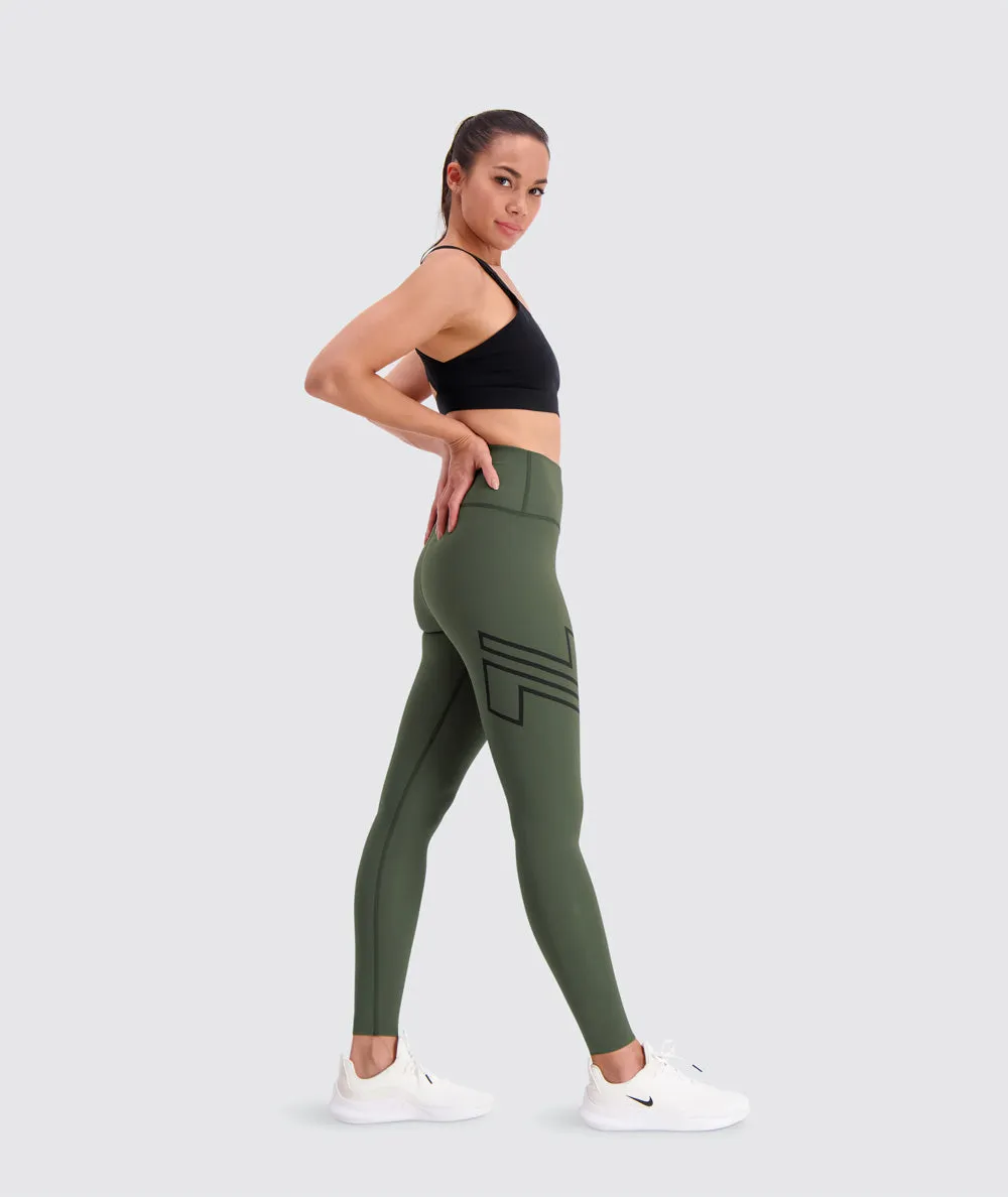 High-Waist Pro Compression Tights (OUTLET)