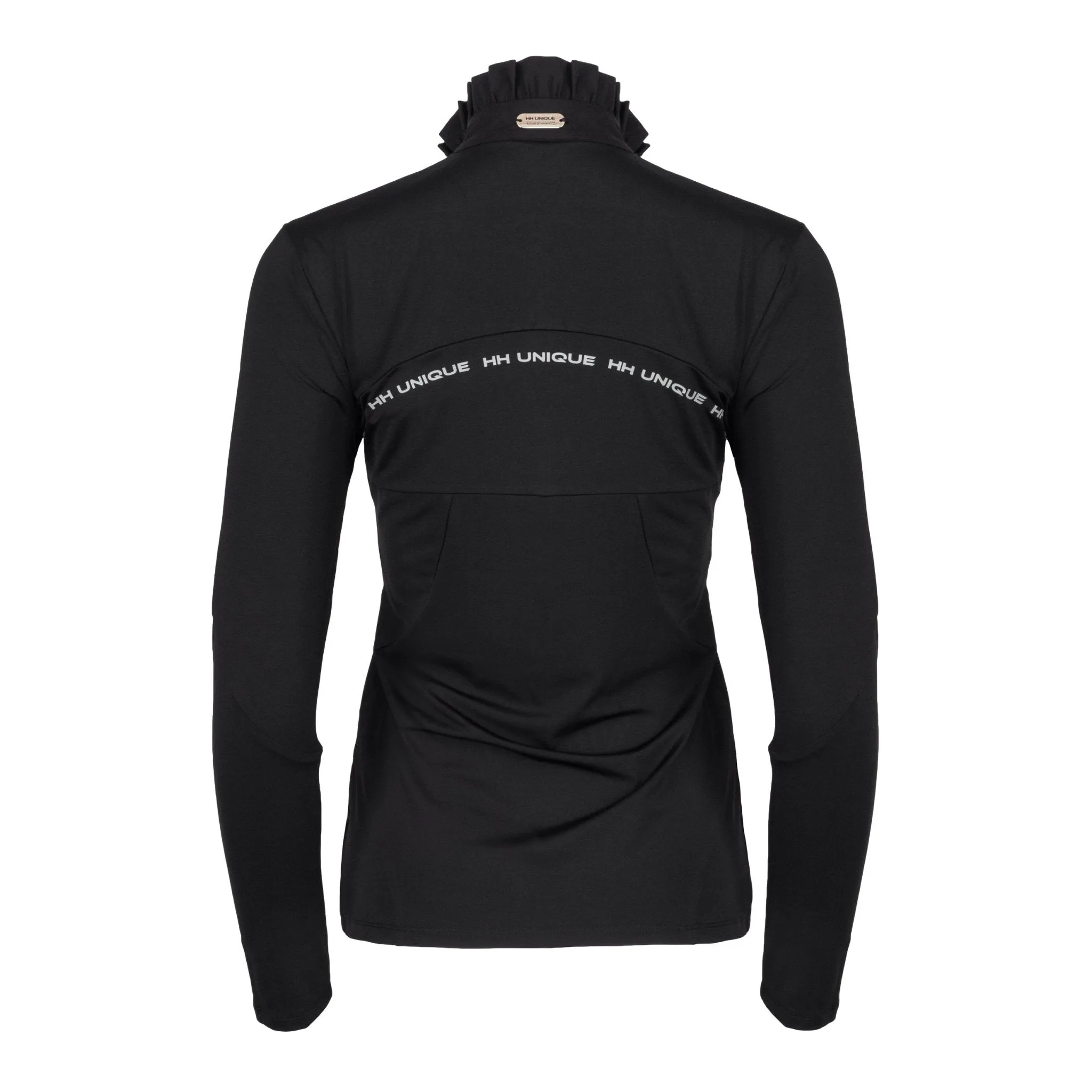 Horzehoods Black Tudor Ruffle Show Shirt