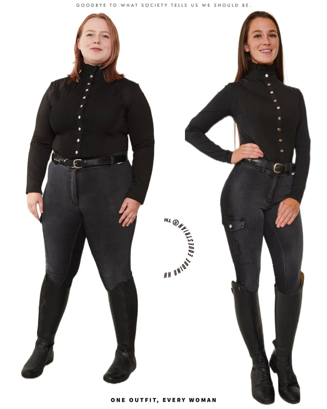 Horzehoods Black Tudor Ruffle Show Shirt