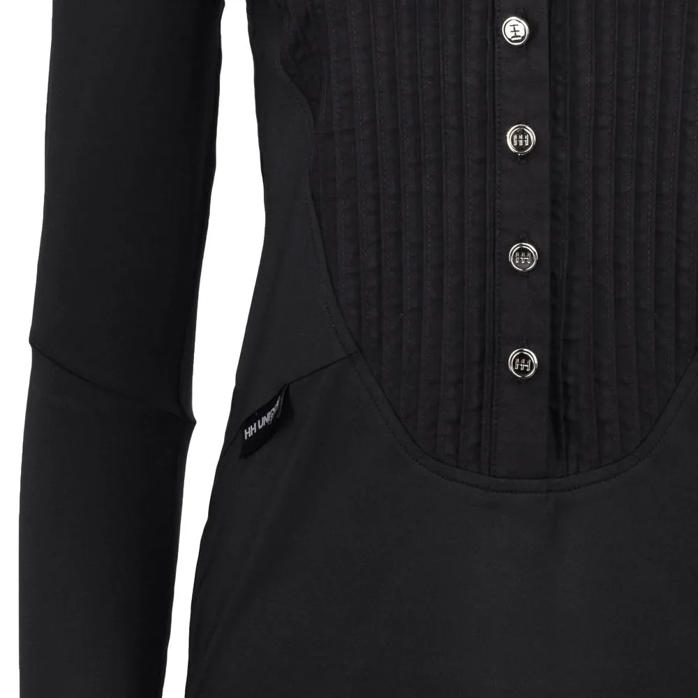 Horzehoods Black Tudor Ruffle Show Shirt