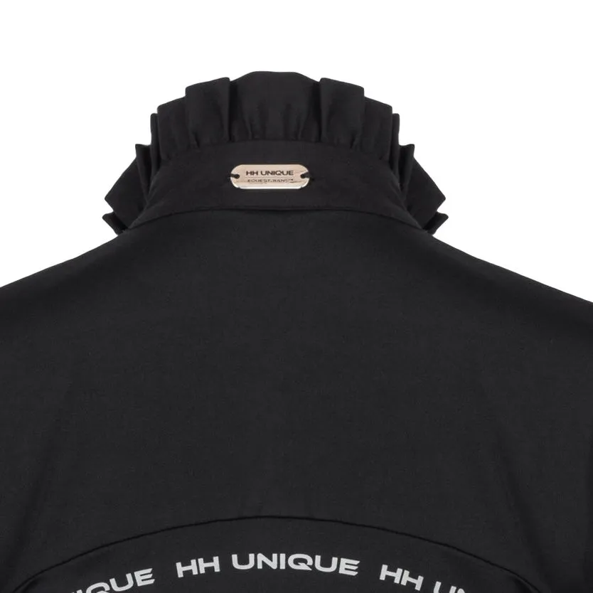 Horzehoods Black Tudor Ruffle Show Shirt