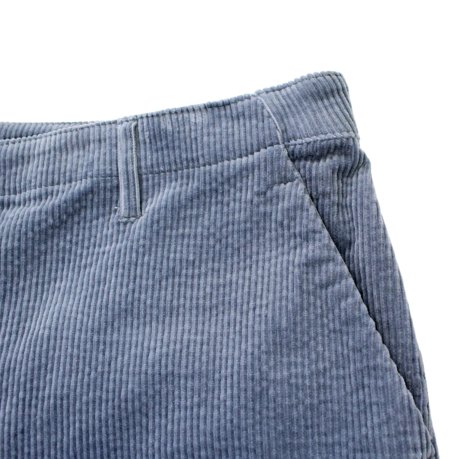 Hush Blue Corduroy Girlfriend Chinos