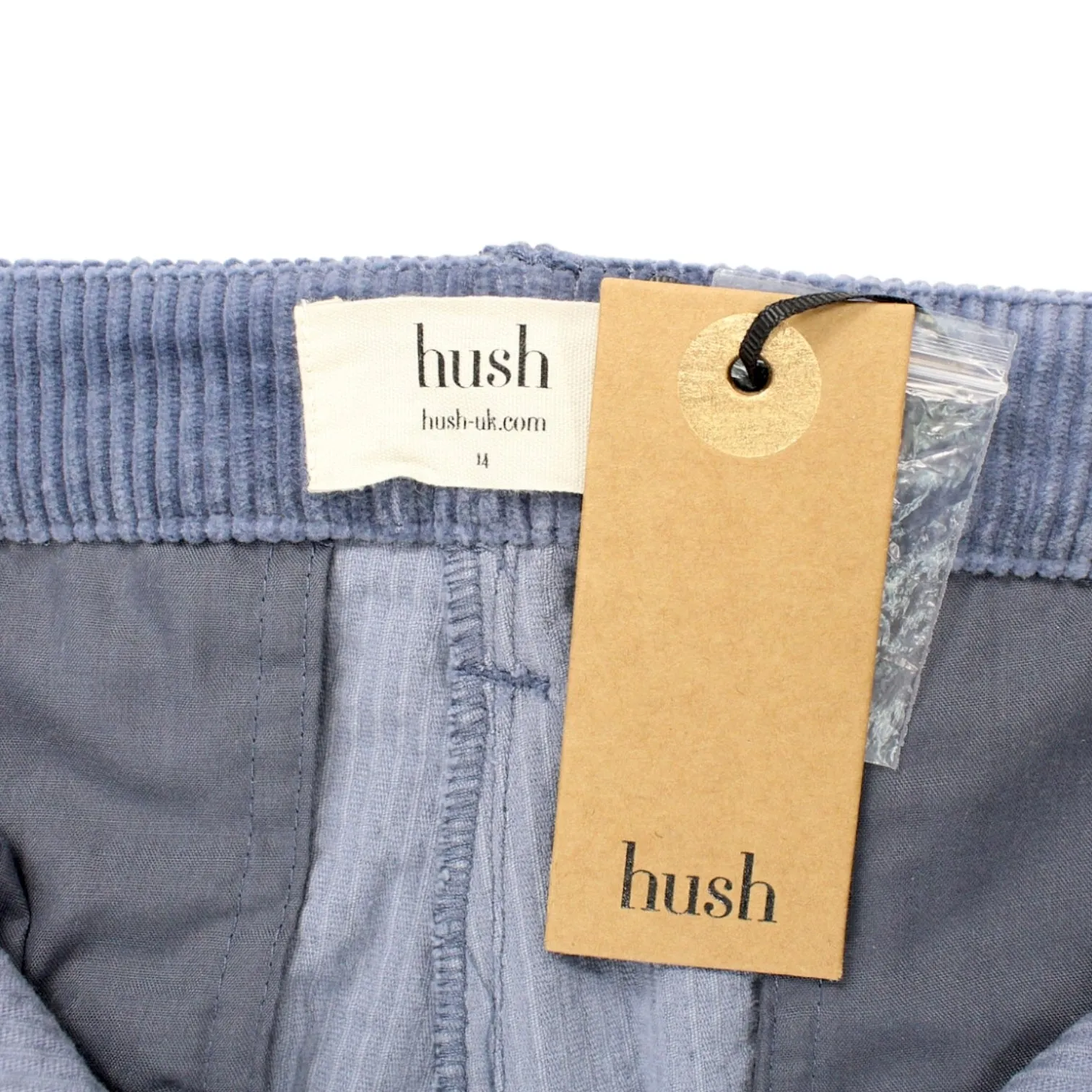 Hush Blue Corduroy Girlfriend Chinos
