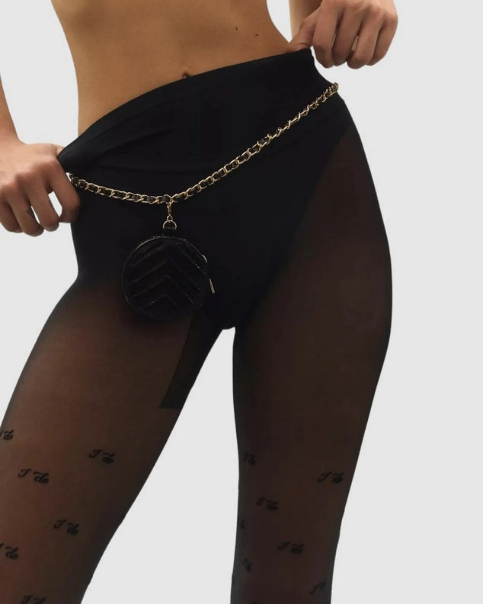 I DO  Velvet  Flocking Tights