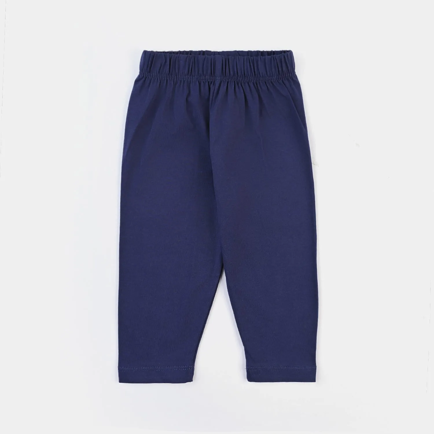 Infant Girls Lycra Jersey Plain Tights Navy-NAVY