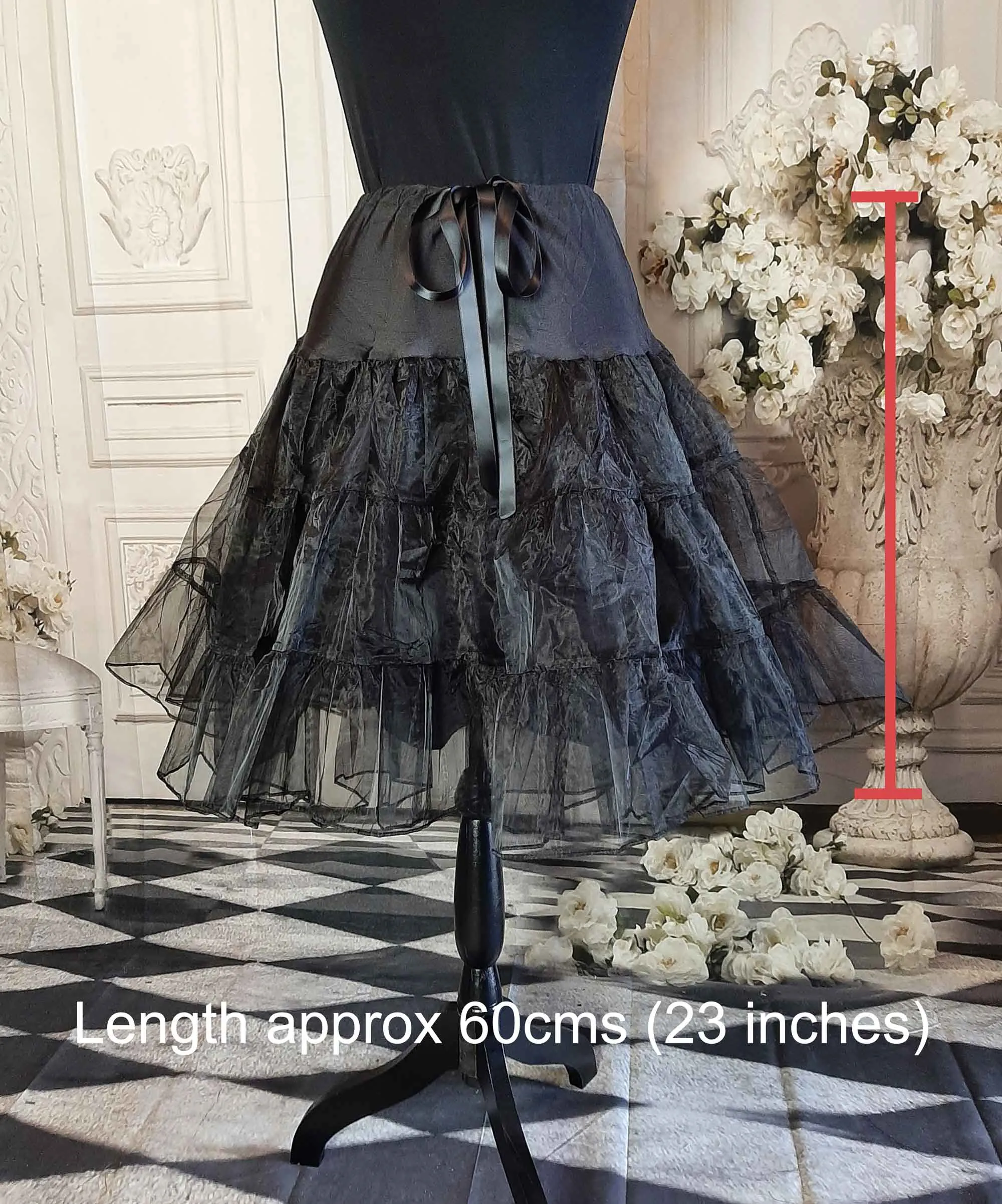 Jane Austen 50's Style Full Skirt - Literary Skirt - Plus Size Adustable