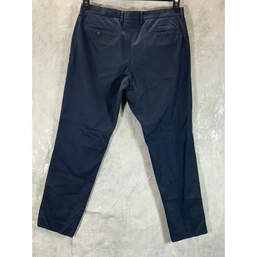 J.CREW Men's Navy Bowery Slim-Fit Chino Pants SZ 34X30