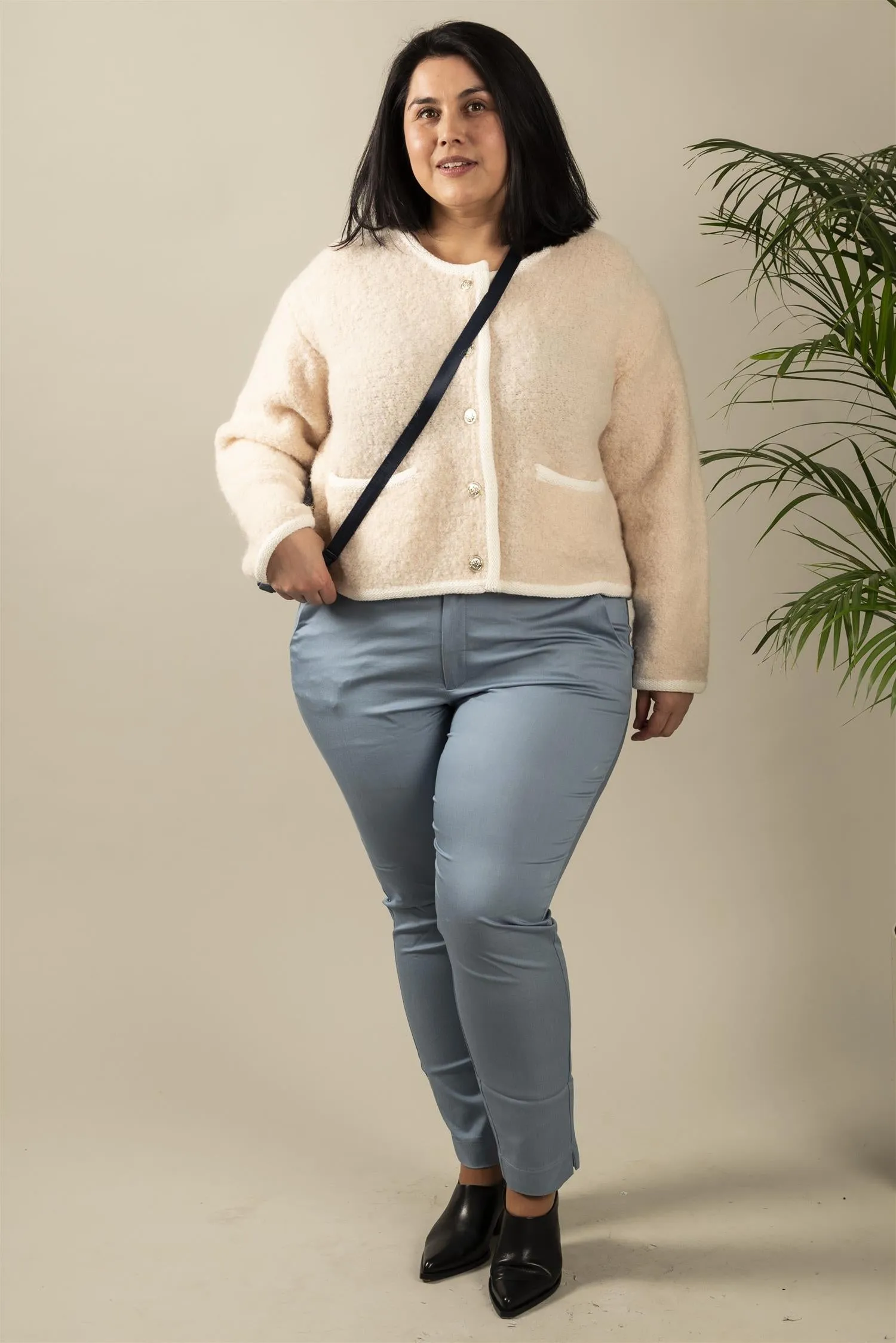 KAlea 7/8 Chino Pant - Faded Denim