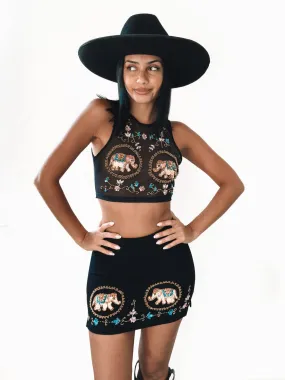 KIAH ELEPHANT MINI SKIRT