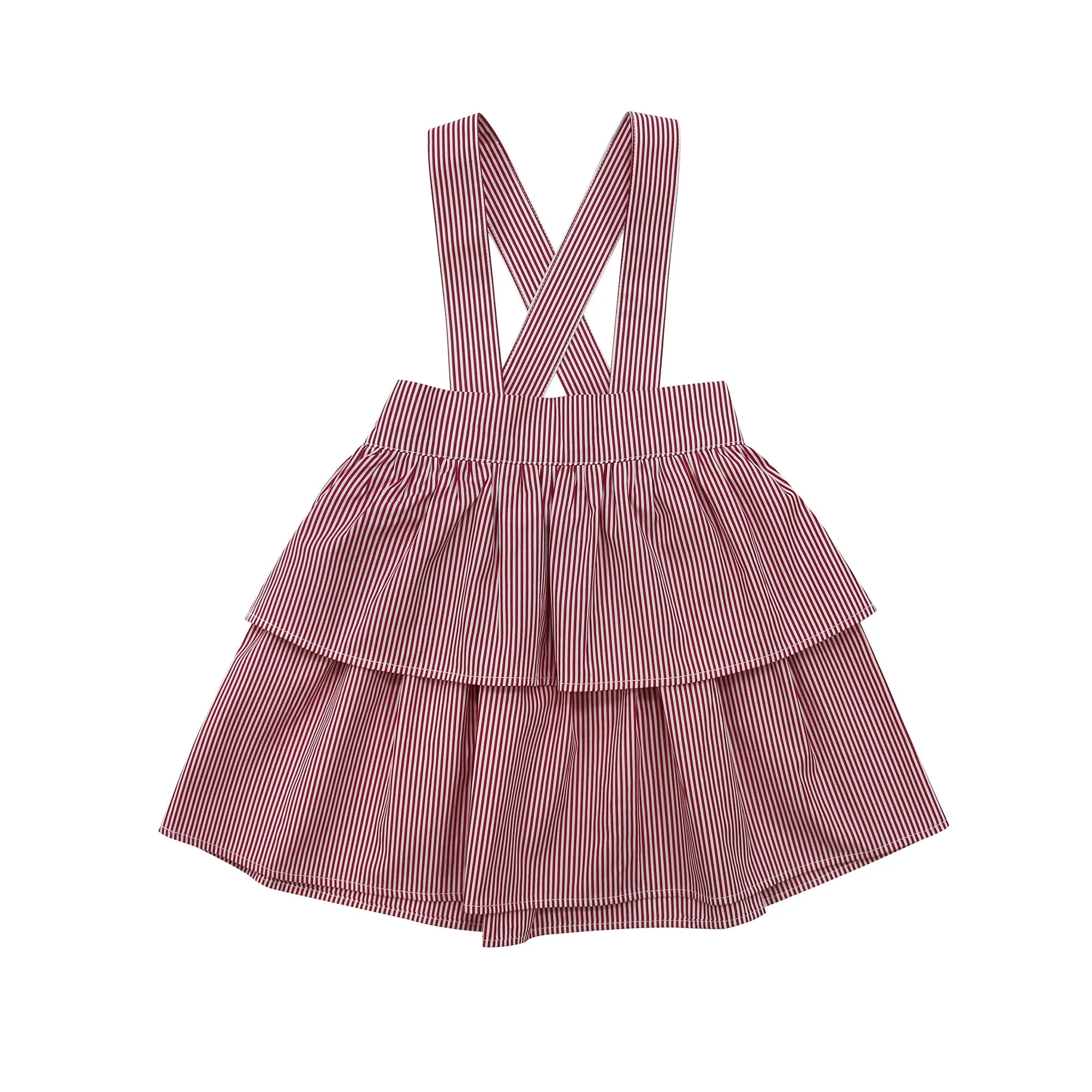 Kids Tiered Cotton Ruffle Skirt