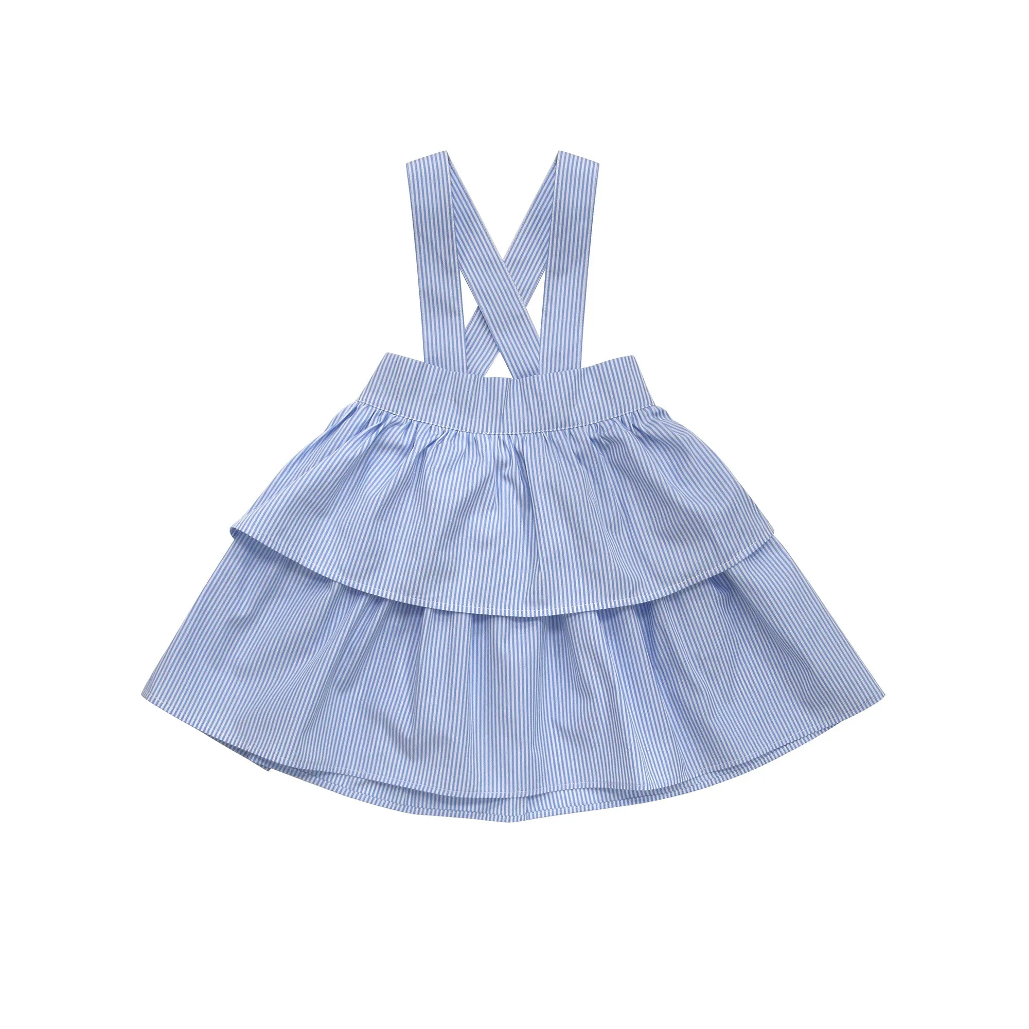 Kids Tiered Cotton Ruffle Skirt