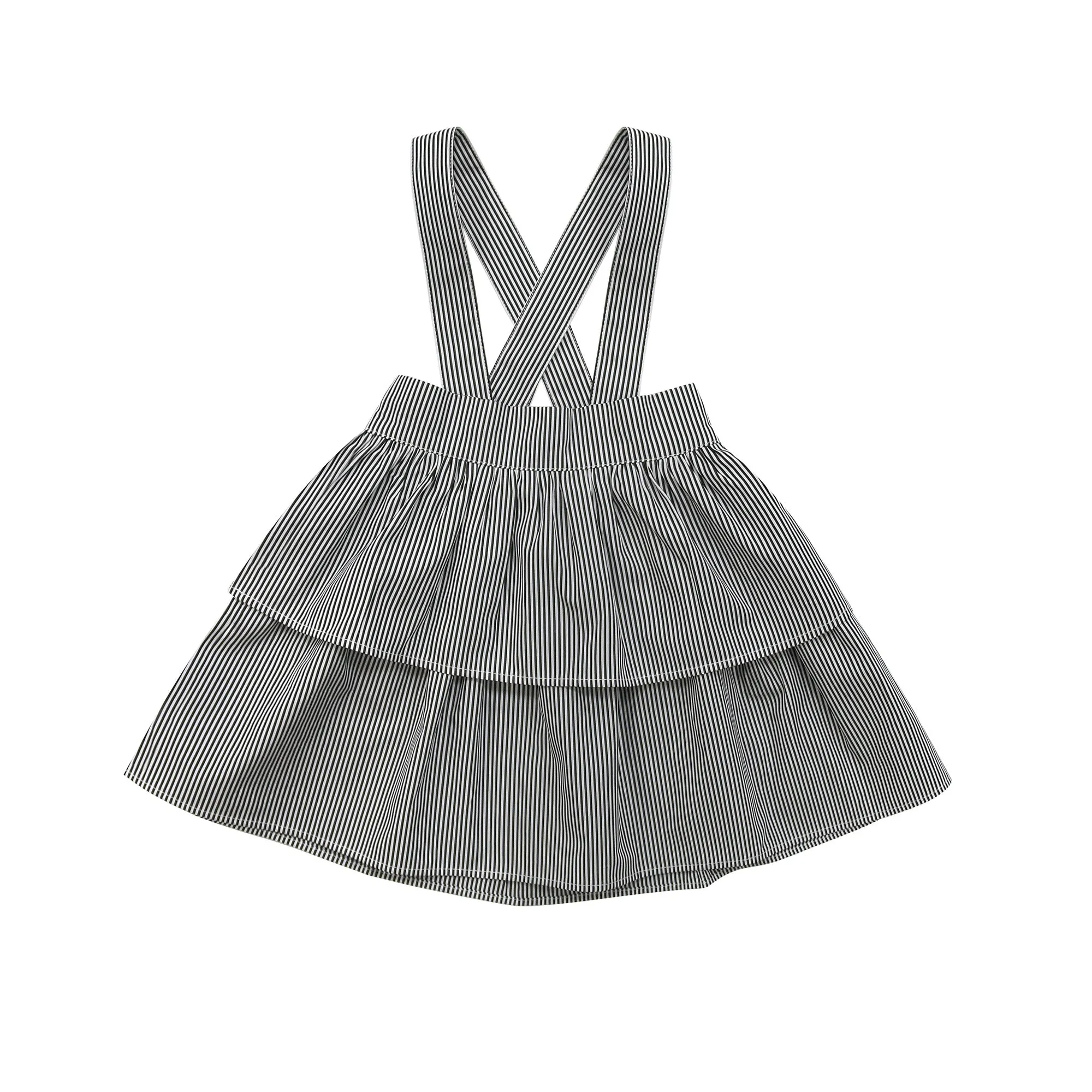 Kids Tiered Cotton Ruffle Skirt