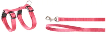 KITTEN HARNESS & LEASH ZIGGI CHERRY RED 120cm