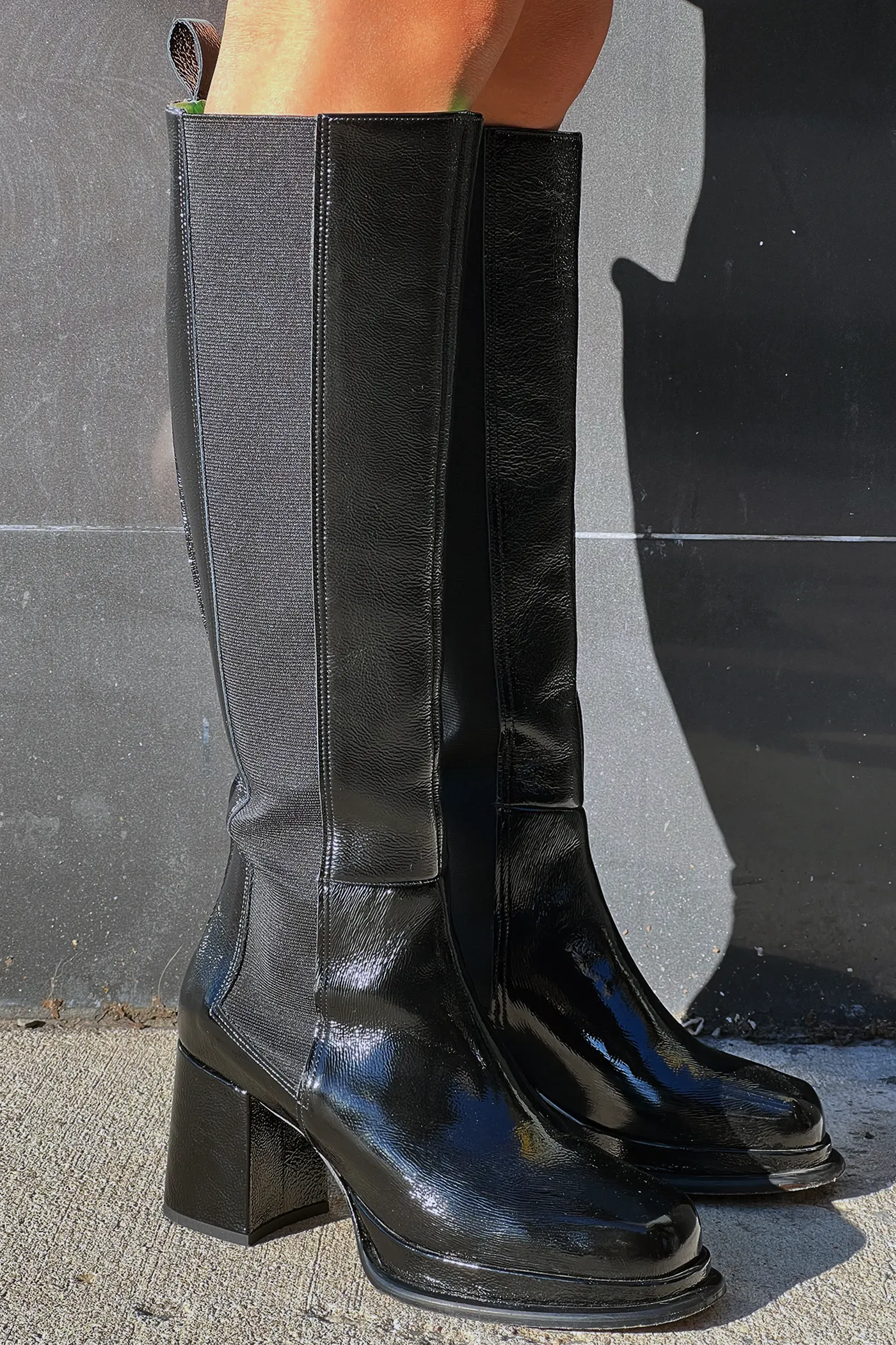 Knee High Boot - Black