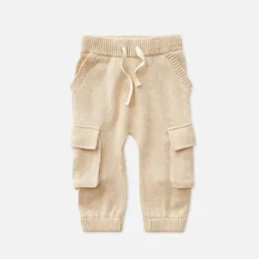 Knit Cargo Pant - Truffle