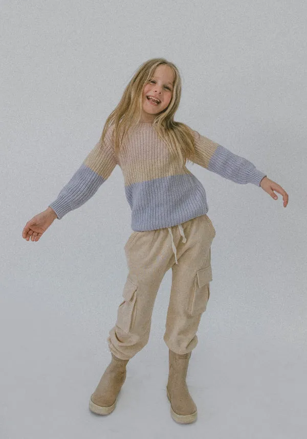 Knit Cargo Pant - Truffle