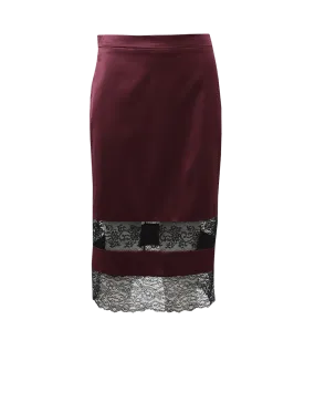 Lace Pencil Skirt