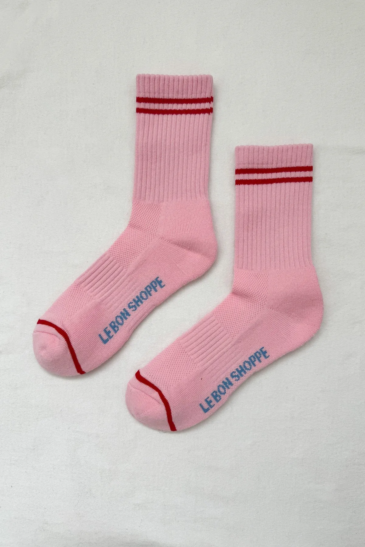 Le Bon Shoppe Boyfriend Socks - Armour Pink
