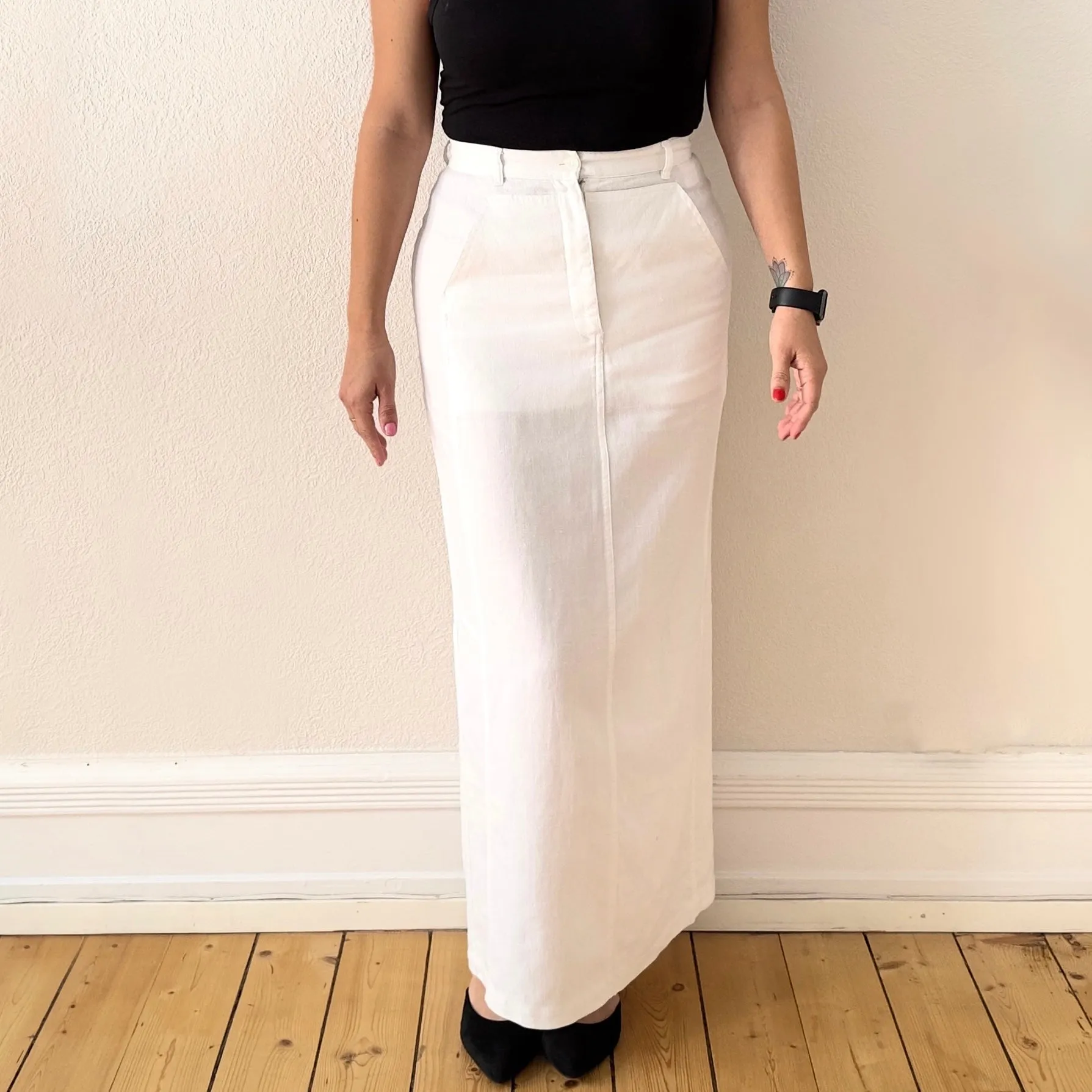 Linen Pencil Skirt - 100% Linen