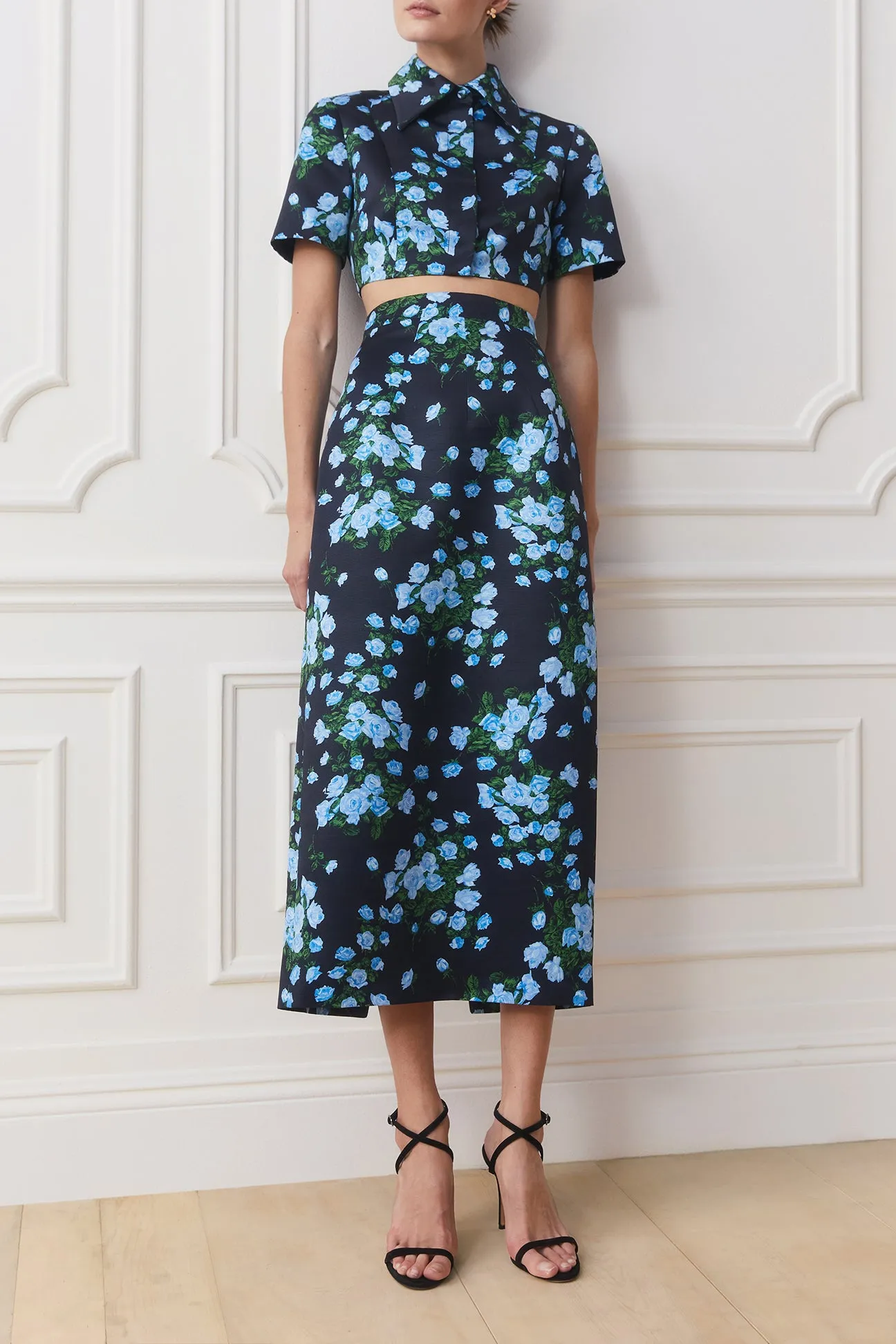 Lorinda Taffeta Faille Skirt