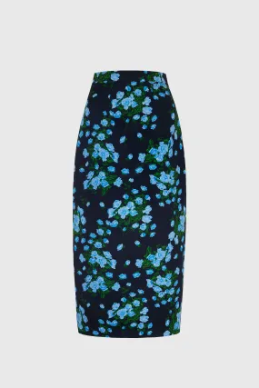 Lorinda Taffeta Faille Skirt