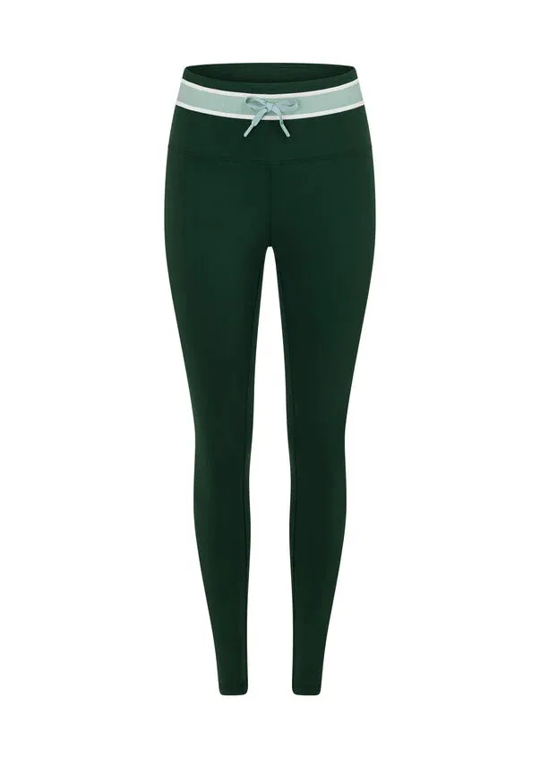 Lorna Jane Freshman Full Length Leggings - Dark Green