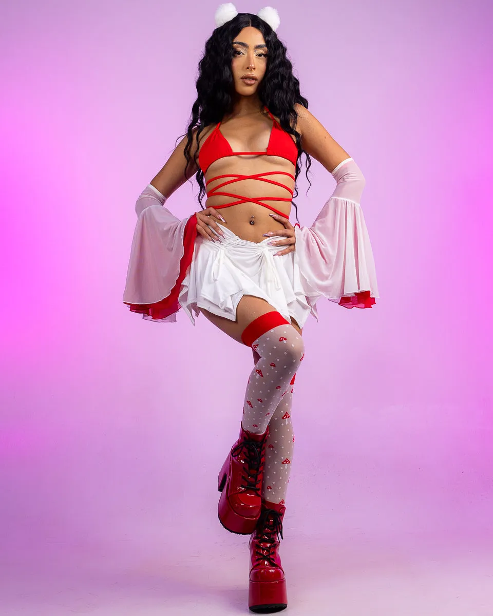 Magic Mushroom Thigh Highs