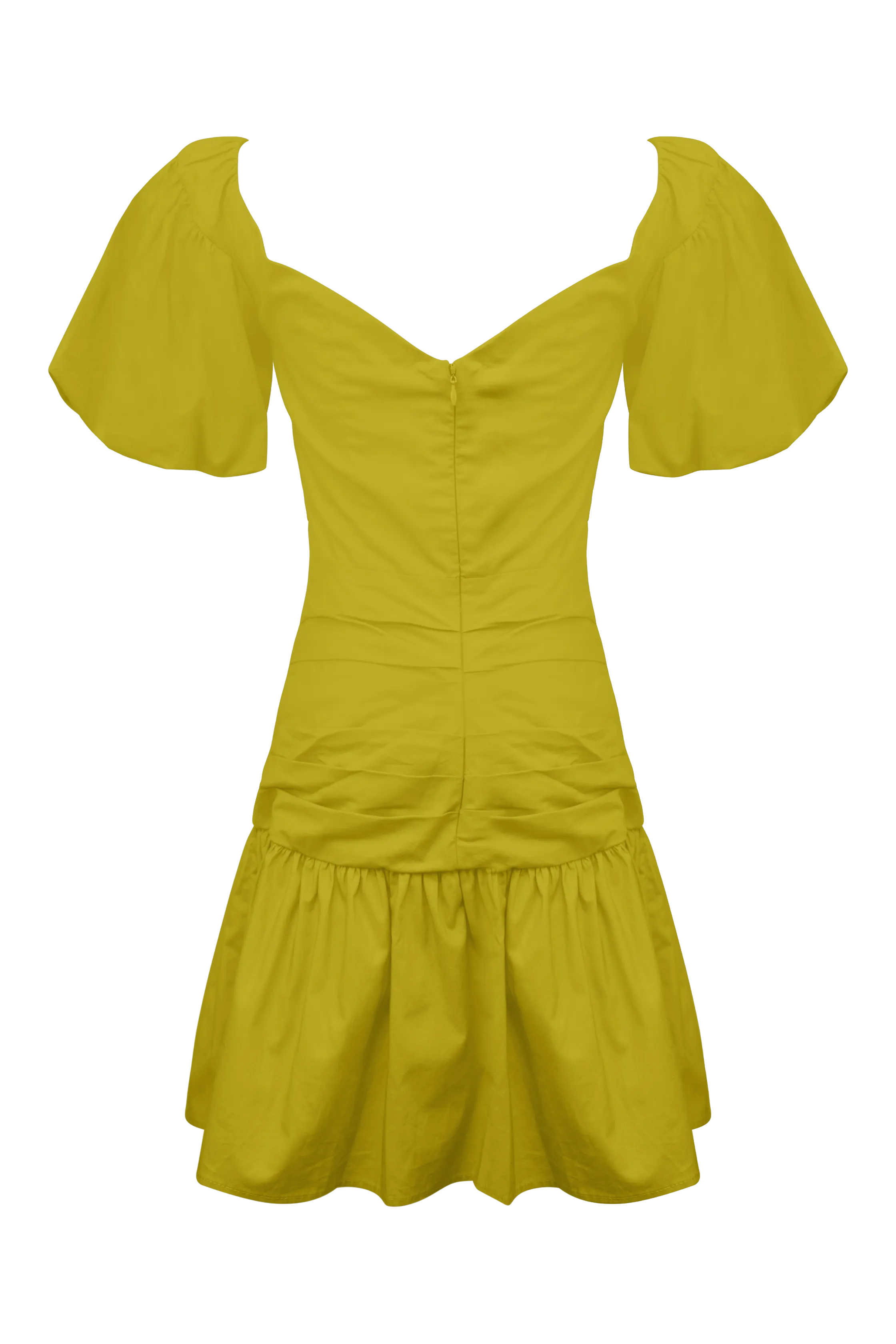 Manuelita Mini Cotton Dress Cactus Green