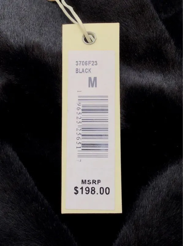 Max Studio Women's Black Overcoat - Size Medium