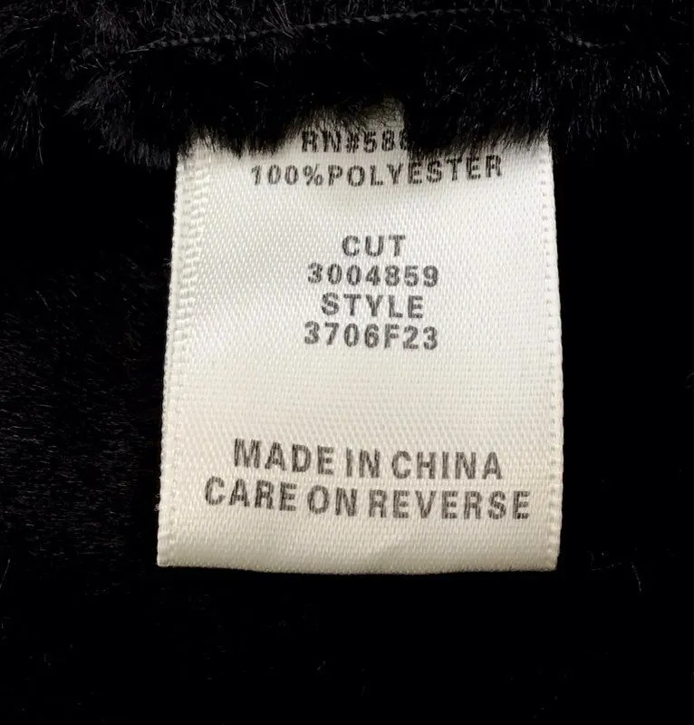 Max Studio Women's Black Overcoat - Size Medium
