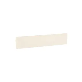MAXe Metal Skirting 600mm Bay - W590 x H120 x T18 - White Sand