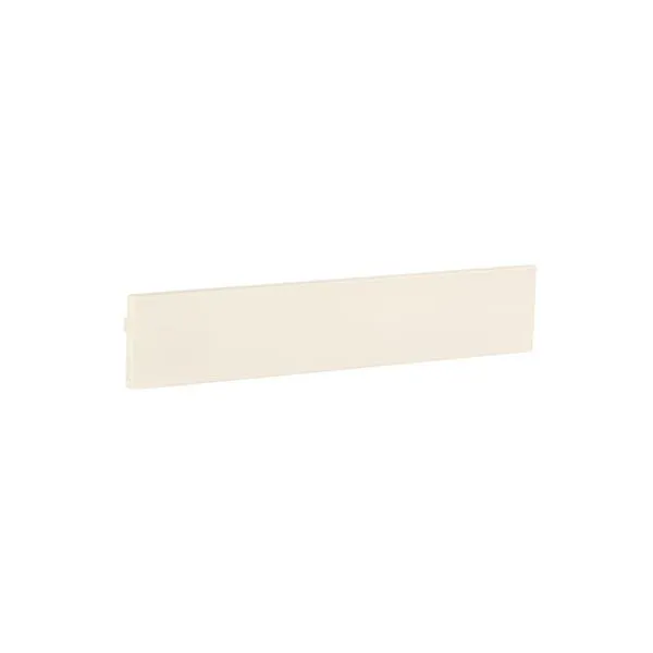 MAXe Metal Skirting 600mm Bay - W590 x H120 x T18 - White Sand