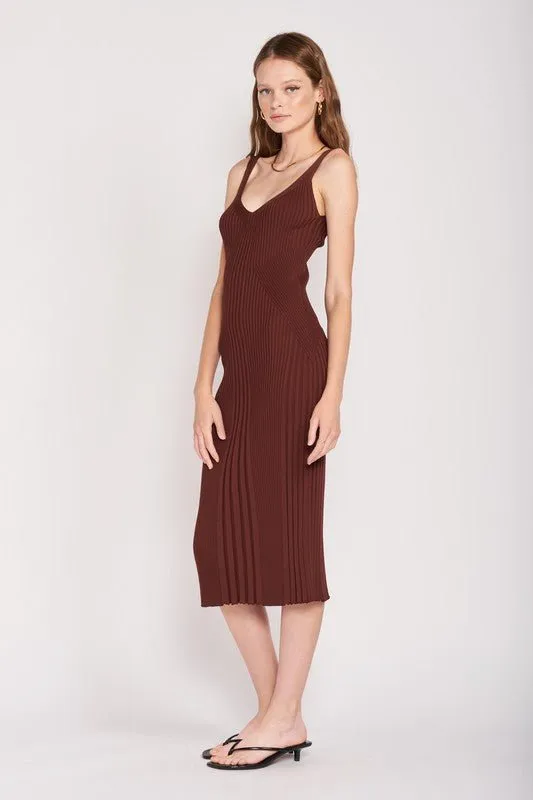 Midi Ribbed Dress