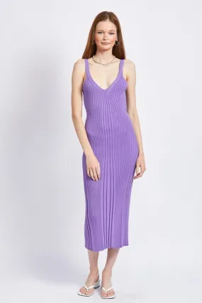 Midi Ribbed Dress