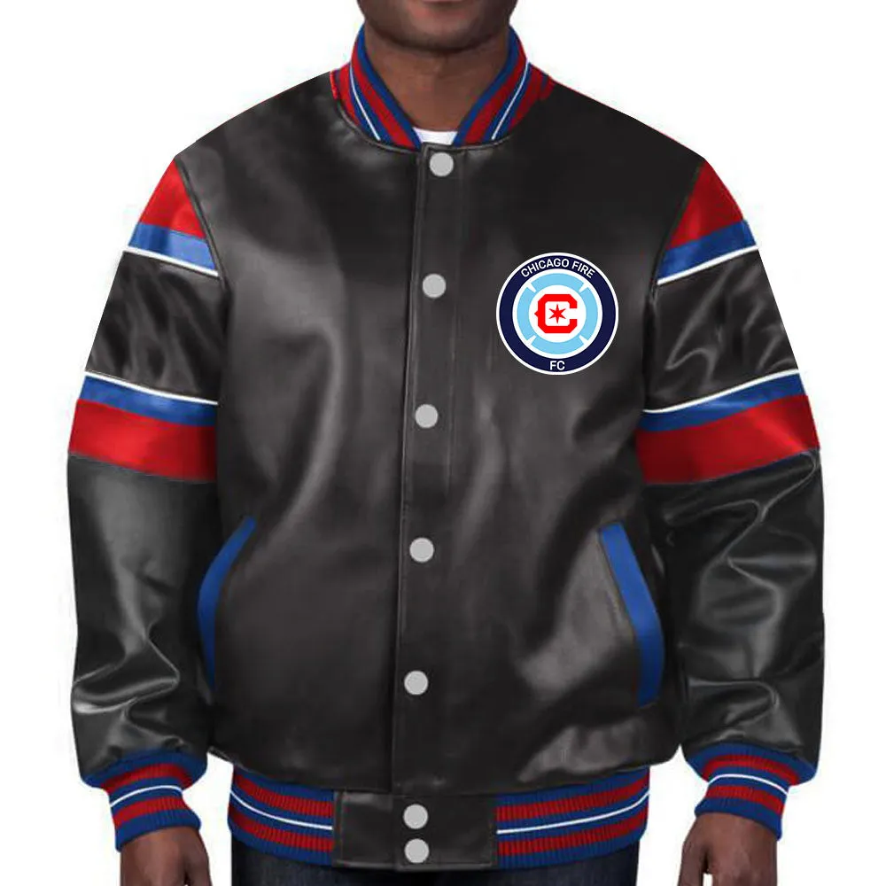 MLS Chicago Fire FC Leather Jacket