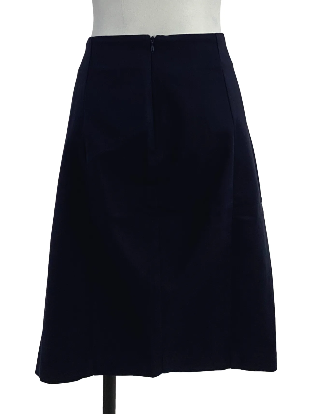 Navy Pencil Skirt