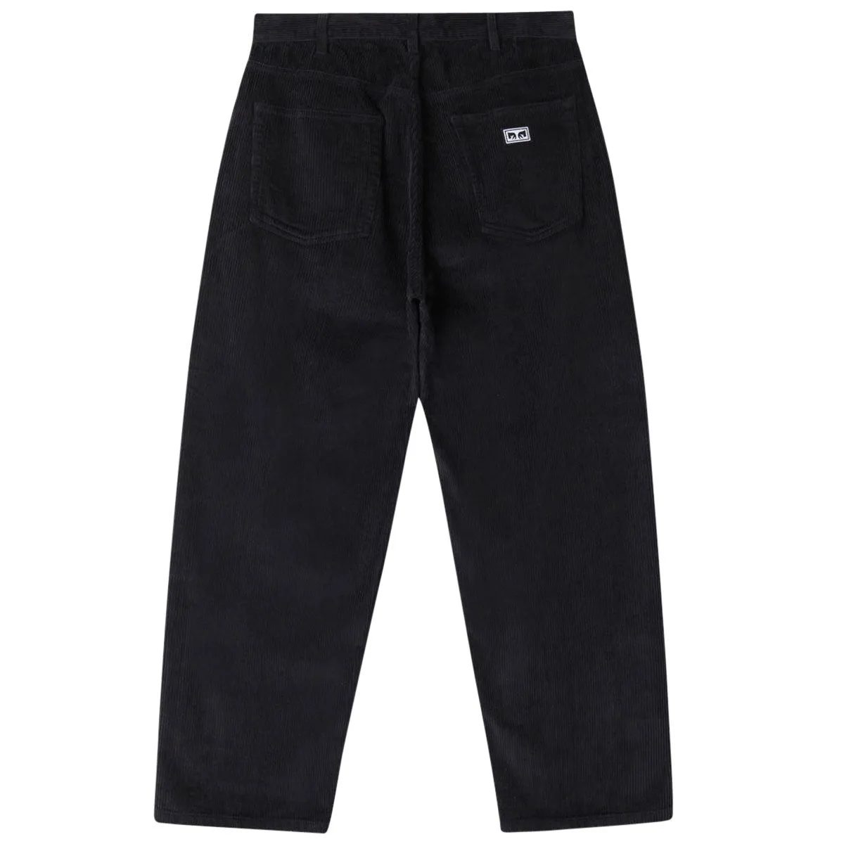 Obey Bigwig Baggy Corduroy Pants - Digital Black