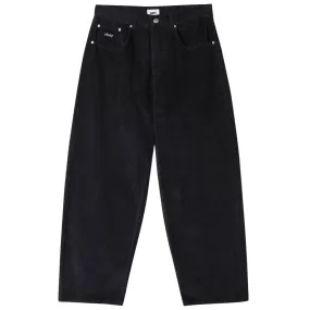 Obey Bigwig Baggy Corduroy Pants - Digital Black