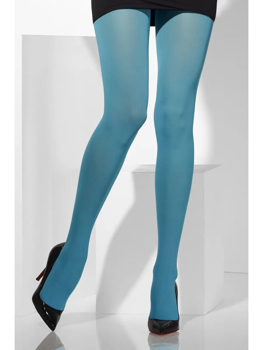 Opaque Blue Tights