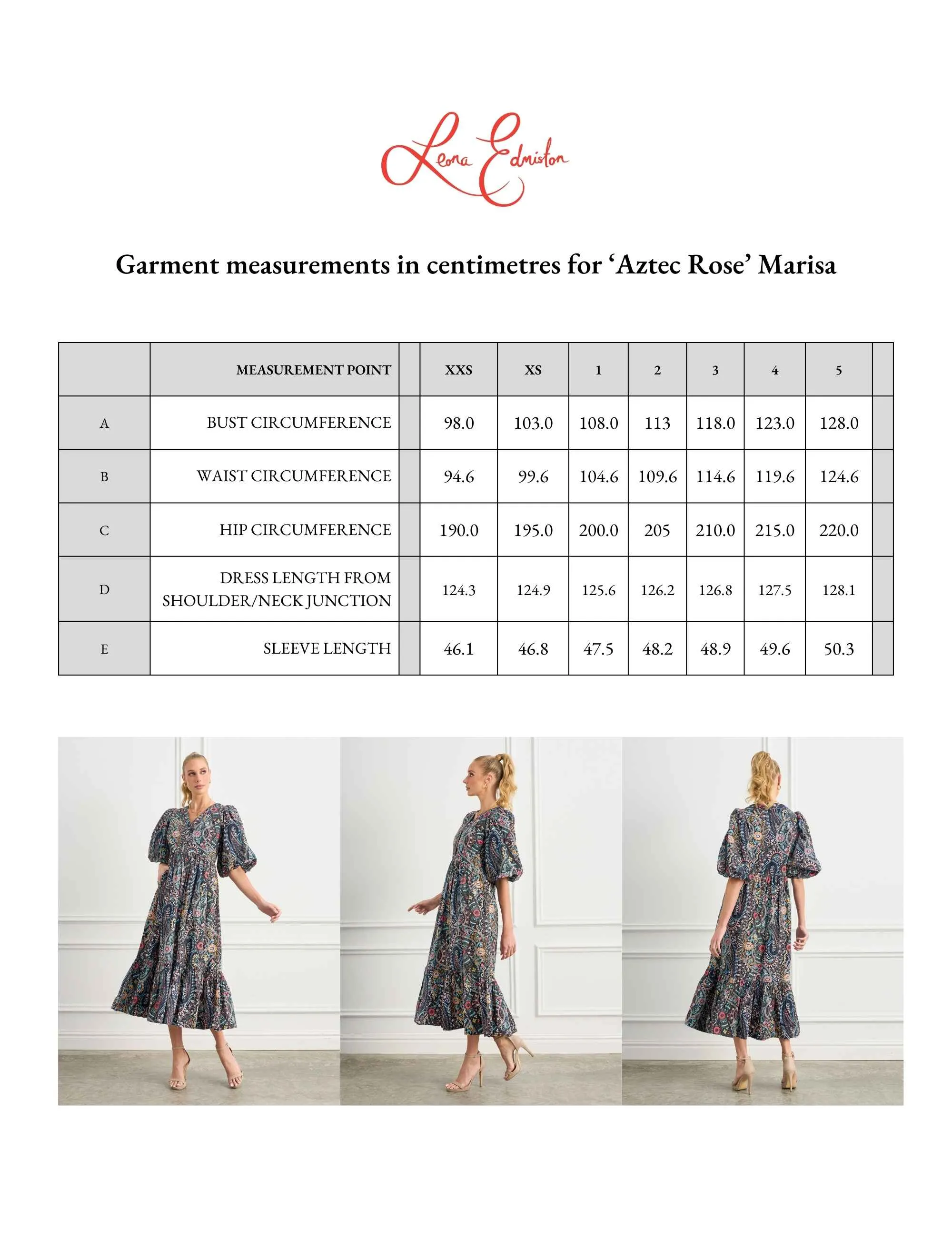 ORIGINAL SAMPLE Marisa ' Aztec Rose' Double Tiered Midi Dress